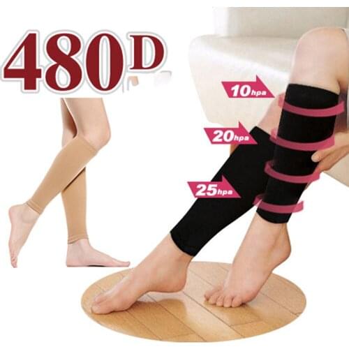Relieve Muscle Leg Compression Socks Pressure Half Socks Medium Stockings Useful High Knee Socks