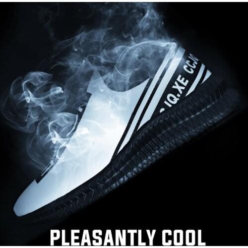 Summer Mens and Womens Non-Slip Fly Net Breathable Sports Shoes Breathable Sports Shoes Running Lace-Up Shoes Mesh Surface