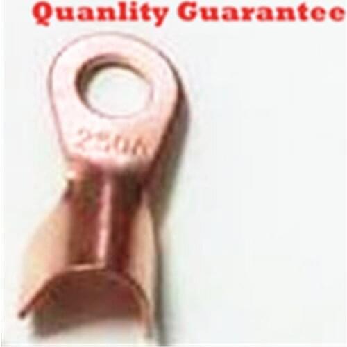 50pcs OT Type OT-100A OT-150A OT-200A OT-250A OT-300A OT-400A OT-500A Dia Copper Circular Splice Terminal Wire Naked Connector