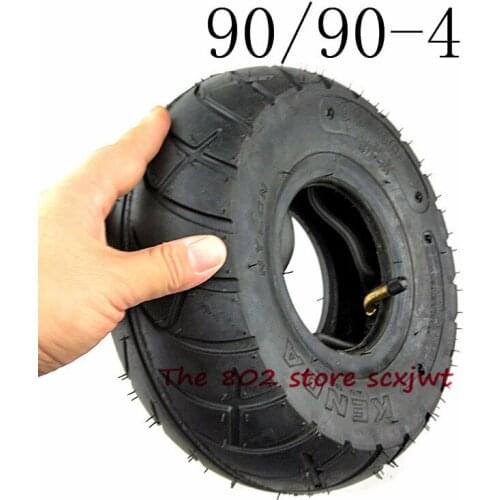 Lightning Delivery 90/90-4 3.00-4 Gas/Electric Scooter Tires and inner tube10 inch On-road Tyres (Scooter Parts & Accessories )