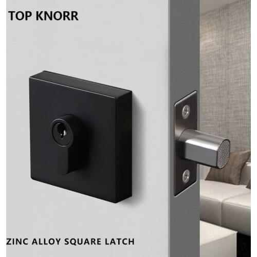Class C lock, channel invisible lock tube well lock, square and circular background invisible door lock hardware