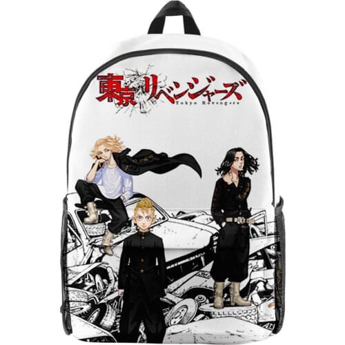 Anime Tokyo Revengers Cosplay Backpack Teenagers Men Women Student School Bags travel Shoulder Laptop Bag
