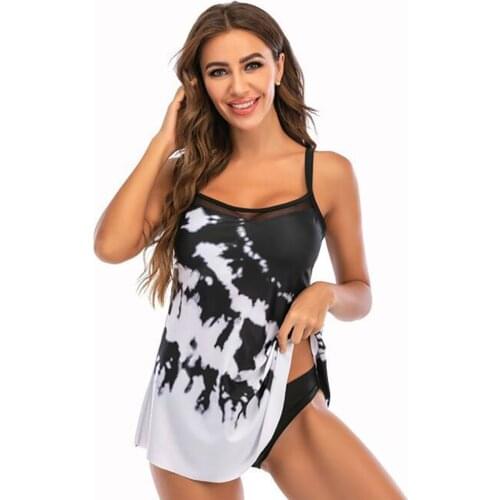 Sexy Printing Bikini Show Back Hanging Neck Bikini One Piece Bikini Plus Size Bikini Swimsuit Brazilian Style Swimwear Swimming