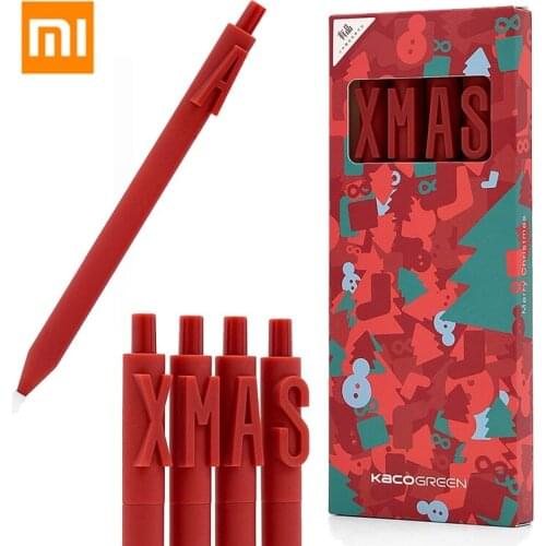 Xiaomi Youpin Christmas Pen ALPHA Gel Pen Ballpoint for School Offical Signing Rolling Pen Black Ink Roller Pens Christmas Gift