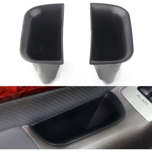 2PCS Car Rear Door Storage Box Organizer Container Holder For Toyota Land Cruiser Prado FJ120 2003-09 Left Drive