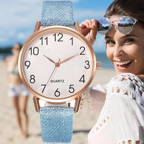 2020 new fashion creative brand ladies quartz watch leather ladies dial watch student Relogio Reloj