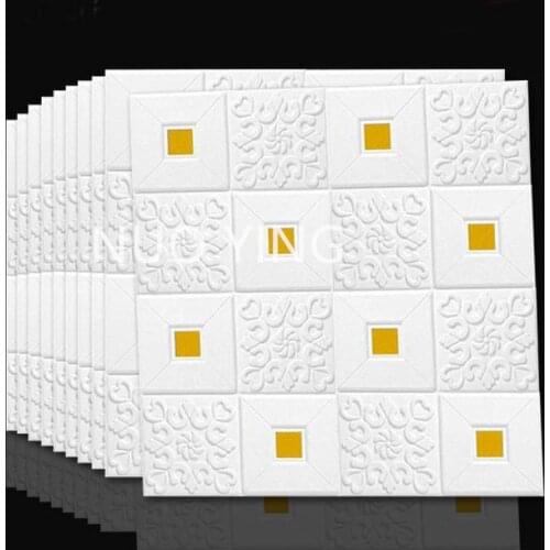 DIY 3D Brick Wall Stickers foam board wall renovatio Bedroom warm wallpaper room ceiling ceiling soundproof wallpaper decorativ