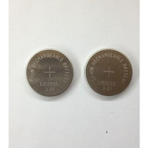 4pcs/ lot New LIR2032 3.6V Li-ion Rechargeable Button Coin Cell Battery Can Replace CR2032 for watches