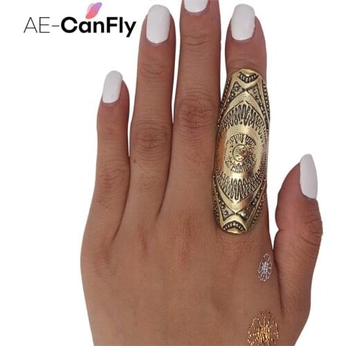 AE-CANFLY Women's Gold Rings