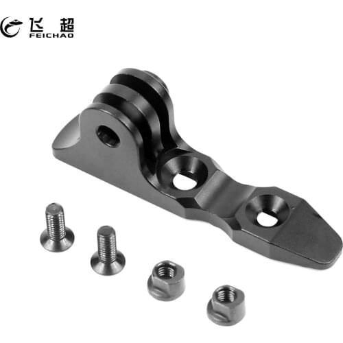 Aluminum Mini Handstop Keymod Rail Mount Adapter for Gun for Gopro Hero 9 8 7 6 5 for Insta360 ONE R Yi for Osmo Action Camera