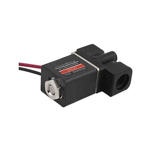 Free Shippig NPT 1/8'' Ports Engineering Plastic 2 Way Electric Solenoid Valve 2P025-06 Direct Acting 12V Lead Wire 10pcs/Lot