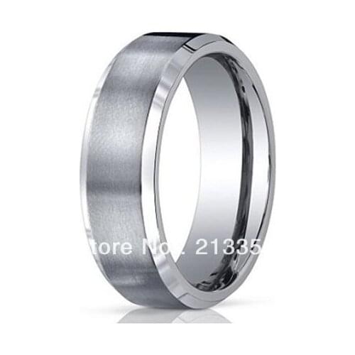 FREE SHIPPING!USA WHOLESALES CHEAP PRICE BRAZIL RUSSIA CANADA UK HOT SELLING 8MM BEVELED SATIN BRIDAL MENS TUNGSTEN WEDDING RING