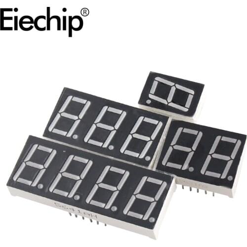 5pcs 0.8 inch LED Display Clock Digital Tube Common Cathode/Anode 1bit 2bit 3bit 4bit 0.8" 7 Segment Red LED Display For Arduino