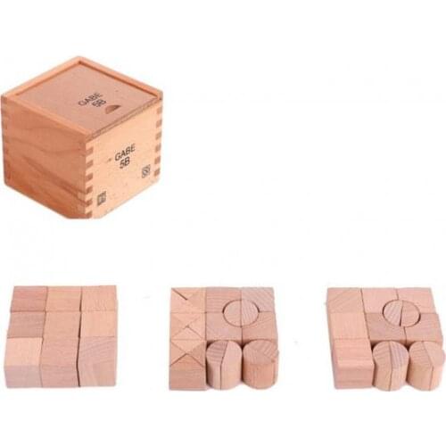Wooden Cubes Kids Building Blocks Grab Toys Early Educational Material