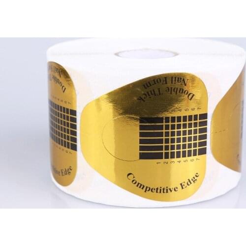 500Pcs Extension Builder UV Gel Nails Form Art Acrylic Nail Shapes Tips Nails From Shape Style Tools Soak Off For Acryl Gel Nail