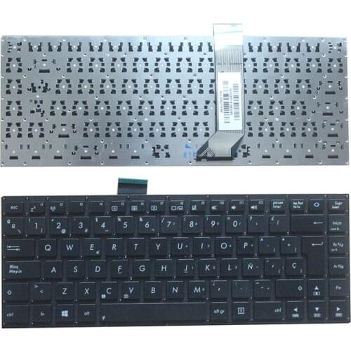 Spanish Laptop Keyboard for Asus X402C S400CB S400C X402 F402C S400 S400CA x402CA 0KNB0-410ARU00 black SP