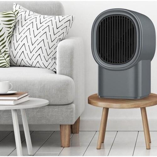 Small Heater Cooler And Heater Stylish Desktop Heater For Home Office Bedroom Garage Bathroom Basement(EU Plug)