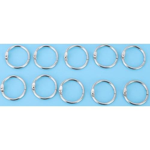 10 Pcs Bird Sturdy Iron Anklet Buckle Foot Rings Set Pet Supplies Pet Bird Toys