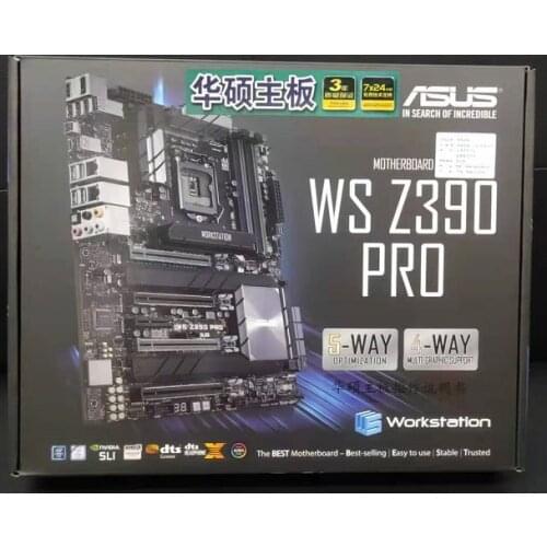 NEW For ASUS WS Z390 PRO Original motherboard Socket LGA1151 DDR4 Z390 Desktop Motherboard