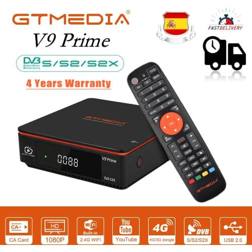GTMEDIA V8 UHD DVB S2 satellite receiver Built in 2.4G WiFi Support H.265 DDVB-S/S2/S2X+T/T2/Cable/ATSC-C/ISDBT better V8X V8