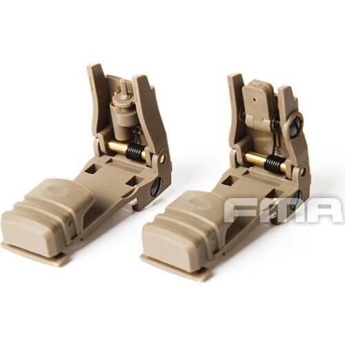New Type FMA MFT Back Up Polymer Flip Up Front Sight BK/DE/FG
