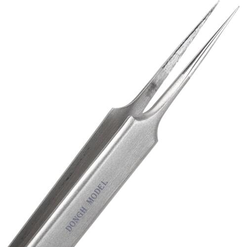 Very Fine Precision Tweezers Stainless Steel Sandblasting Tweezers Gundam Military Diorama Model Making Tools DIY Hobby Accessor