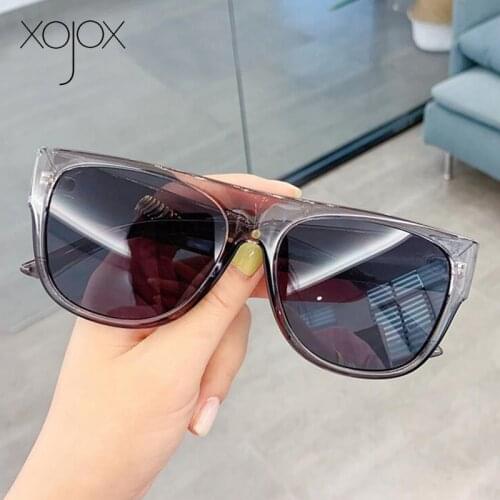XojoX Oversizes Womens Sunglasses Men Retro Outdoor Goggles Vintage Square Sun Glasses 2021 Fashion Eyeglasses