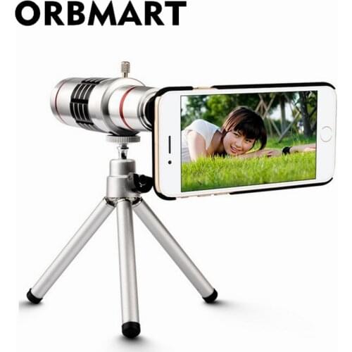 ORBMART 18X Optical Focus Zoom Telescope Camera Lens For Samsung S5 S6 S7 Edge Plus S8+ iPhone 6 6s 7 8 Plus
