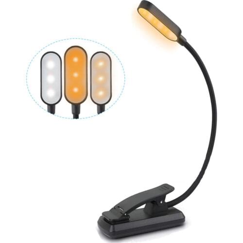 Rechargeable 9 LED Book Light, 3 Colortemperature x 3 Brightness, Reading Lights for Reading in Bed, Perfect Gift for Kids