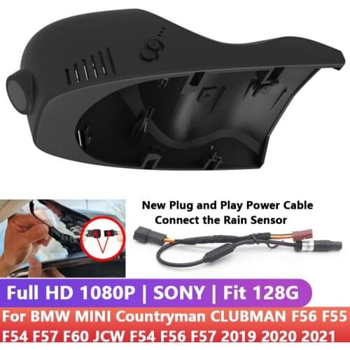 Plug and Play HD Car DVR Wifi Dash Cam Camera For BMW MINI Countryman CLUBMAN F56 F55 F54 F57 F60 JCW F54 F56 F57 2019 2020 2021