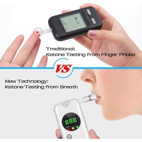 EEK-Brand Portable Ketones Breath Analyzer, Digital Ketone Breathalyzerd Drop Shiping