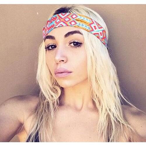 MOON GIRL Bohemian Handmade Weave Macrame Full Headband Boho Fashion Ethnic Party Braided Headdress Hairband Dropshipping