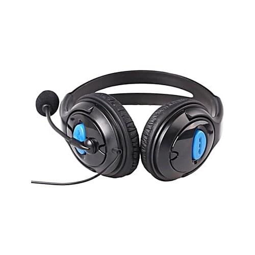 Wired Gaming Headset Earphones Headphones with Microphone Mic Stereo Supper Bass for PS4 Gamers