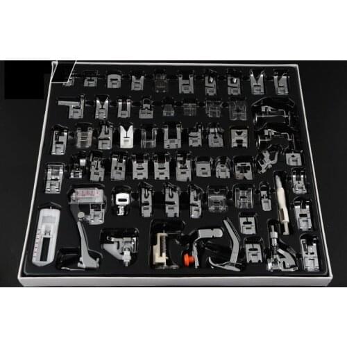 Pulaqi Accessories Domestic Sewing Machine Presser Foot Braiding Blind Stitch Darning Presser Feet Kit Set for Brother Singer