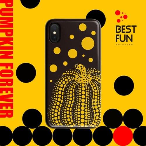 Yayoi Kusama Pumpkin Art Phone case for iphone 12 11 pro max x xr xs max 7 8 puls Pumpkin polka dot art pattern Phone case