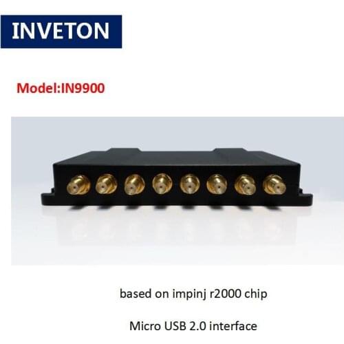 8ports rfid reader with impinj R2000 chip Powerful OS based on windows Linux/Andorid system for assets inventory management