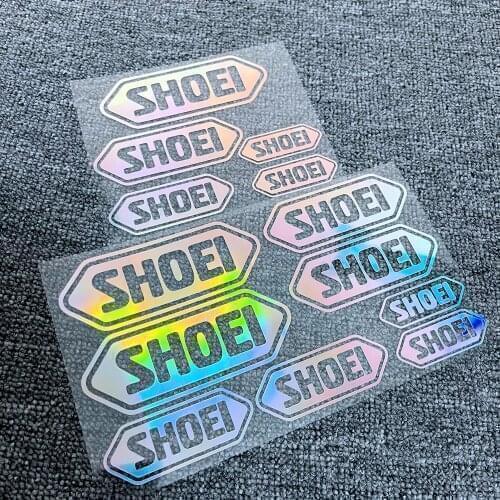 1 Set Of Reflective Motorcycle Logo Tank Car Shock Absorption Abalone Tongs Helmet DIY Sticker Yamaha Honda Kawasaki SHOEI Shoei