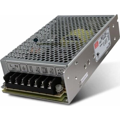 Triple voltage output ,100-240Vac input ,5V/15V/-15VDC 3 port output power supply , 75W driver CE UL NET-75C