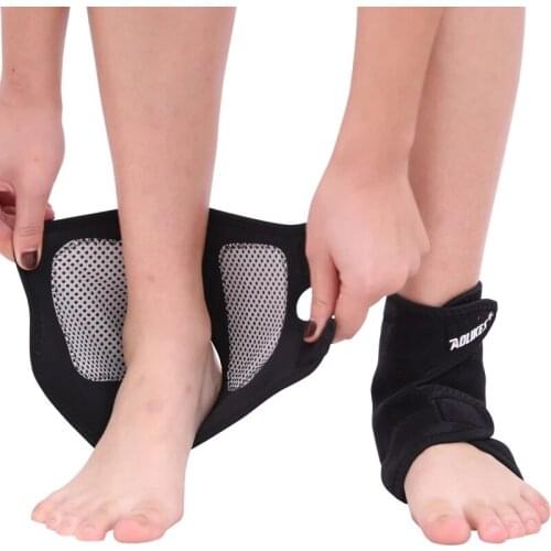 1Pair Tourmaline Self heating Far Infrared Magnetic Therapy Ankle Care belt Support Brace Heel Massager Foot Health Care