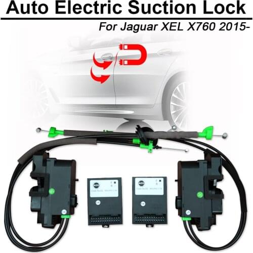 Smart Auto Electric Suction Door Lock for Jaguar XEL X760 2015- Automatic Soft Close Door Super Silence Car Vehicle Door