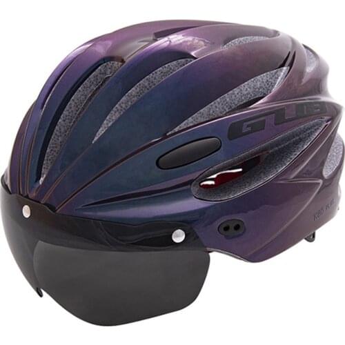 Cycling Helmet Ultralight With Magnetic polarized lenses MTB Bike Helmet Men Women Specialiced Sport Bicycle Helmets