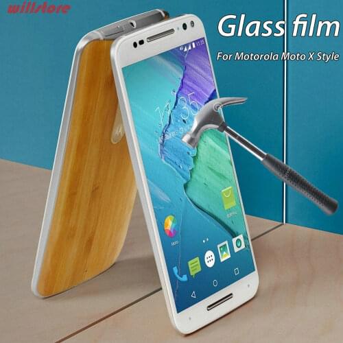 Tempered Glass Screen Protector film BAG For Motorola Moto E2 X X2 G G2 G3 2nd 3rd Gen G4 plus X Style Play 2015 Dual SIM