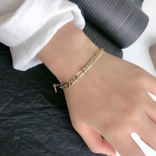 Silvology 925 Sterling Silver Thick Chain Bracelets for Women Elegant Light Luxury Wide Chain Bracelets 2020 Festival Jewelry