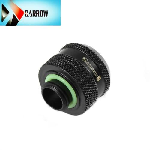 1pcs Barrow Black ,silver ,white ,gold G1/4" 12mm/14mm/16mm Hard tube hand compression fittings,upgrade,seller highly recommend