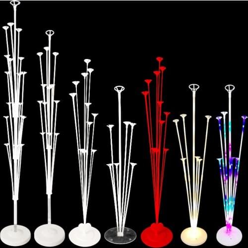 1Set 7/19 Tube Balloon Holder Balloons Stand Column Confetti Balloon Kids Birthday Party Baby Shower Wedding Decoration Supplies