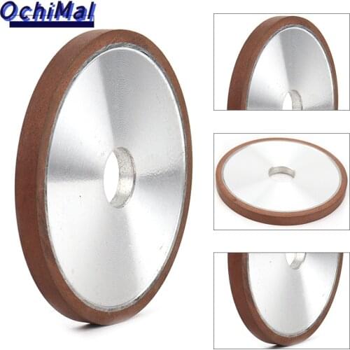 1Pc Diamond Grinding Wheel 100/125/150mm 150/180/240/320/400 Grit Tungsten Steel Milling Tool Carbide Metal Grinding Disc