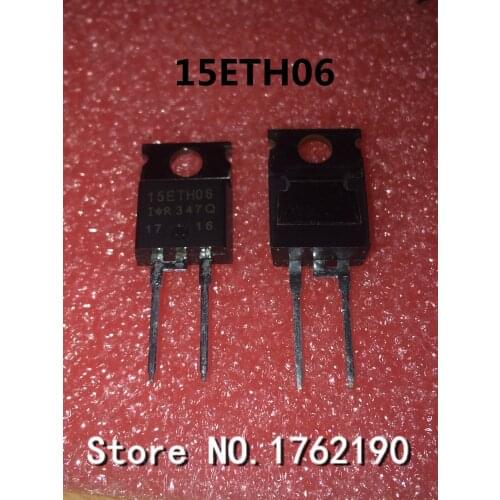 10PCS/LOT 15ETH06 TO-220-2 Fast recovery diode