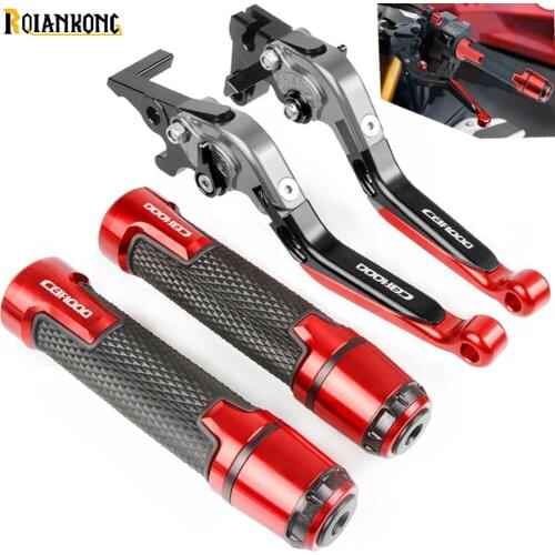 Motorcycle Accessories Handle Lever CNC Adjustable Brake Clutch Lever Handgrip For Honda CBF1000 CBF-1000 2006 2007 2008 2009