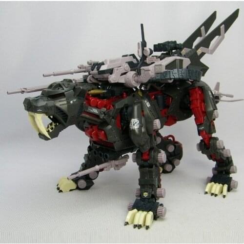 BT Model Building Kits: ZOIDS EPZ-003 Black Great Saber Tiger 1:72 Scale Full Action Plastic Kit Assemble Model Christmas Gifts