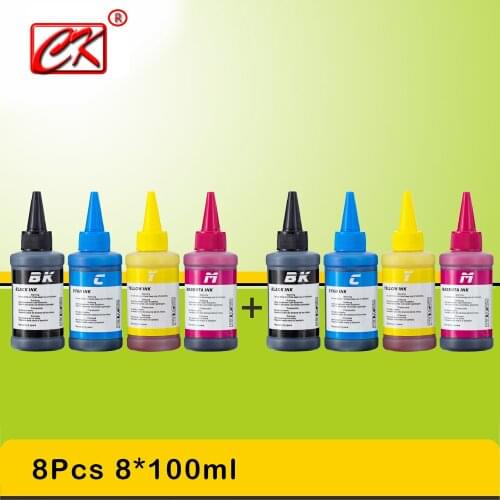 CK Universal High quality 100ml Printer Ink Kit for Canon for HP for Brother for Lexmark for Dell Printer for CISS Ink